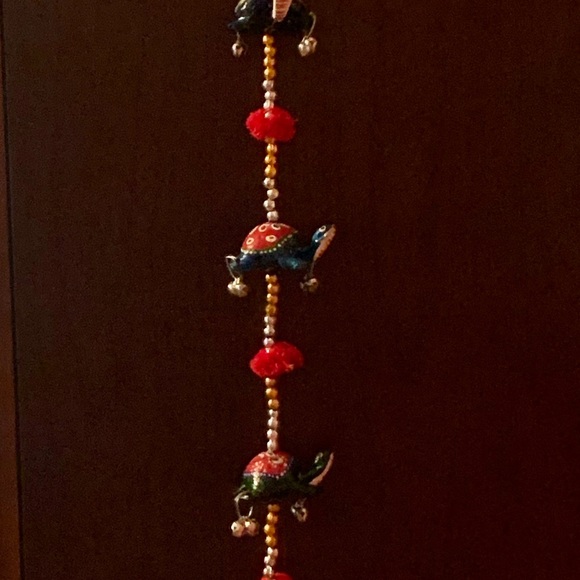 Lacquered Turtles Wall Door Hanging Garland Strand - Picture 3 of 8